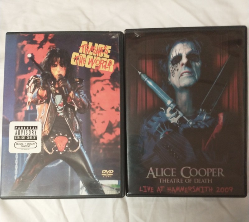 ALICE COOPER TRASHES THE WORLD  & THEATRE OF DEATH  (2 FULL LENGTH CONCERTS)