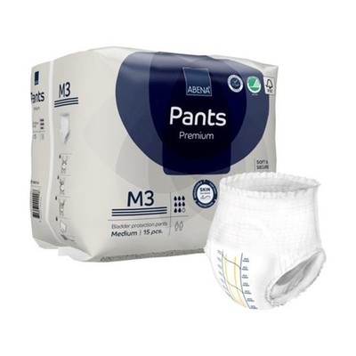 Abena  Premium Pants M3 Incontinence Brief, Medium