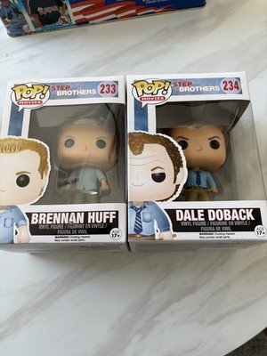 Funko Pop! Vinyl: Step Brothers Set Dale Doback #234 and Brennan Huff #233