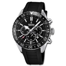 Festina Herren Uhr F20515/2 Silikon Armband-Uhr Keramik schwarz UF20515/2
