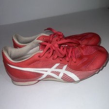 ASICS Women's Hyper-Rocketgirl 7 Spike Shoe, Watermelon/White/Silver - 7 US 