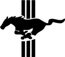 For Ford Logo Mustang Vinyl Die Cut Car Decal Sticker - Free Ship For Ford Logo Mustang Vinyl Die Cut Car Decal Sticker - Free Ship