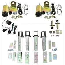 Universal 2 Door Suicide Hidden Hinges Kit Door Remote Kit 85 Lbs Shaved
