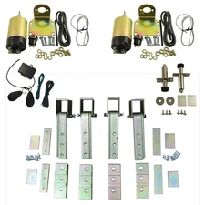 Universal 2 Door Suicide Hidden Hinges Kit + Door Remote Kit + 85 lbs Shaved 