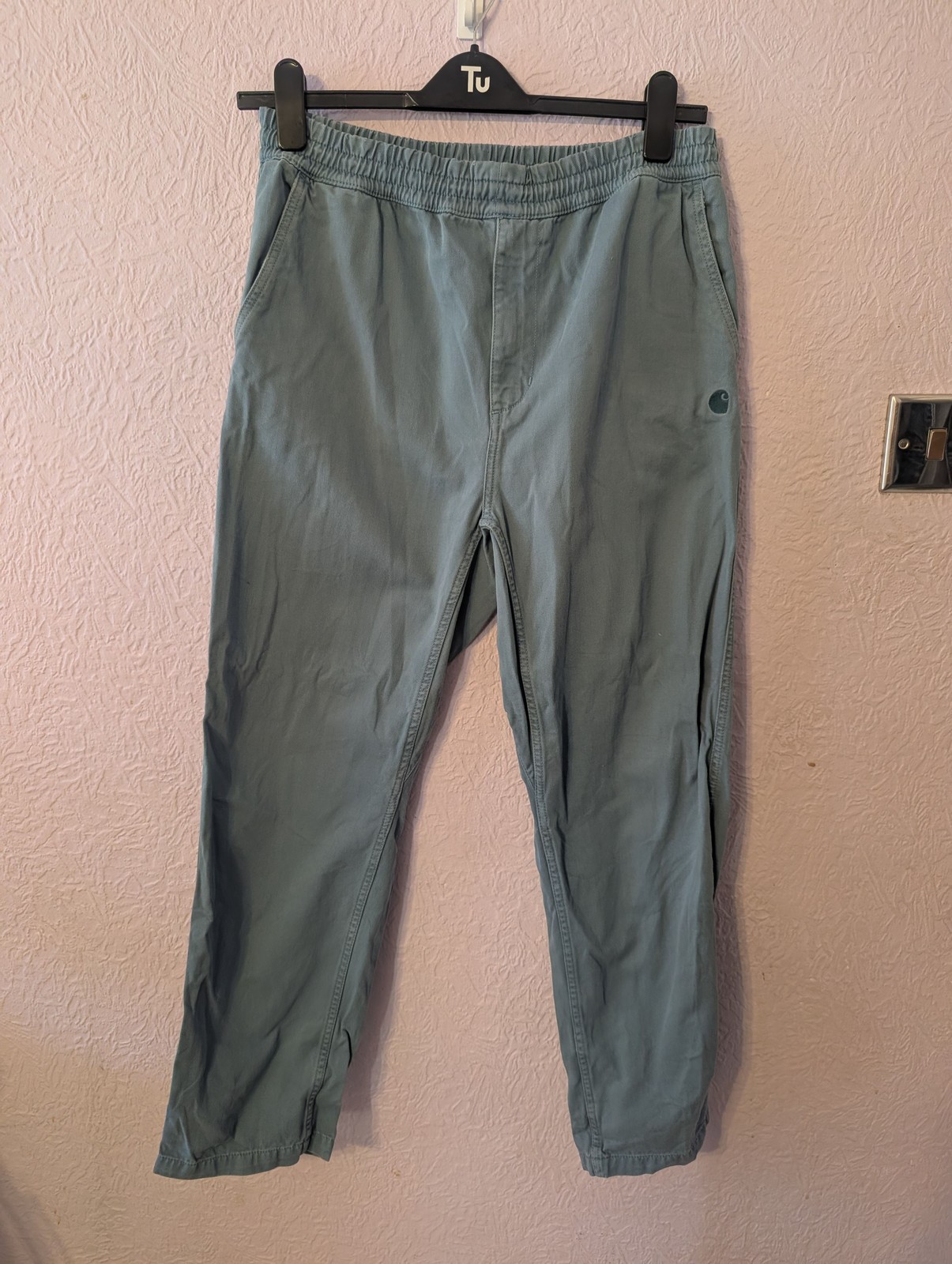 Carhartt WIP Landon Loose Straight Trousers W32 L29 Blue Workwear Skate