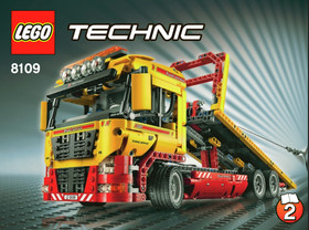 LEGO TECHNIC 8109 Tow Truck Manuals - Original - Used (NO LEGO SET INCLUDED)