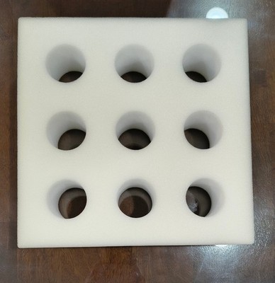 9 hole peafowl egg shipping foam - 5 complete sets