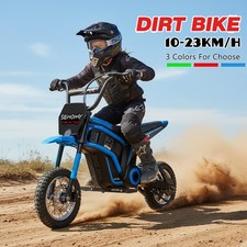 24V 350W Electric Dirt Bike Off-Road Electric Motorcycle w/ Twist Grip Throttle