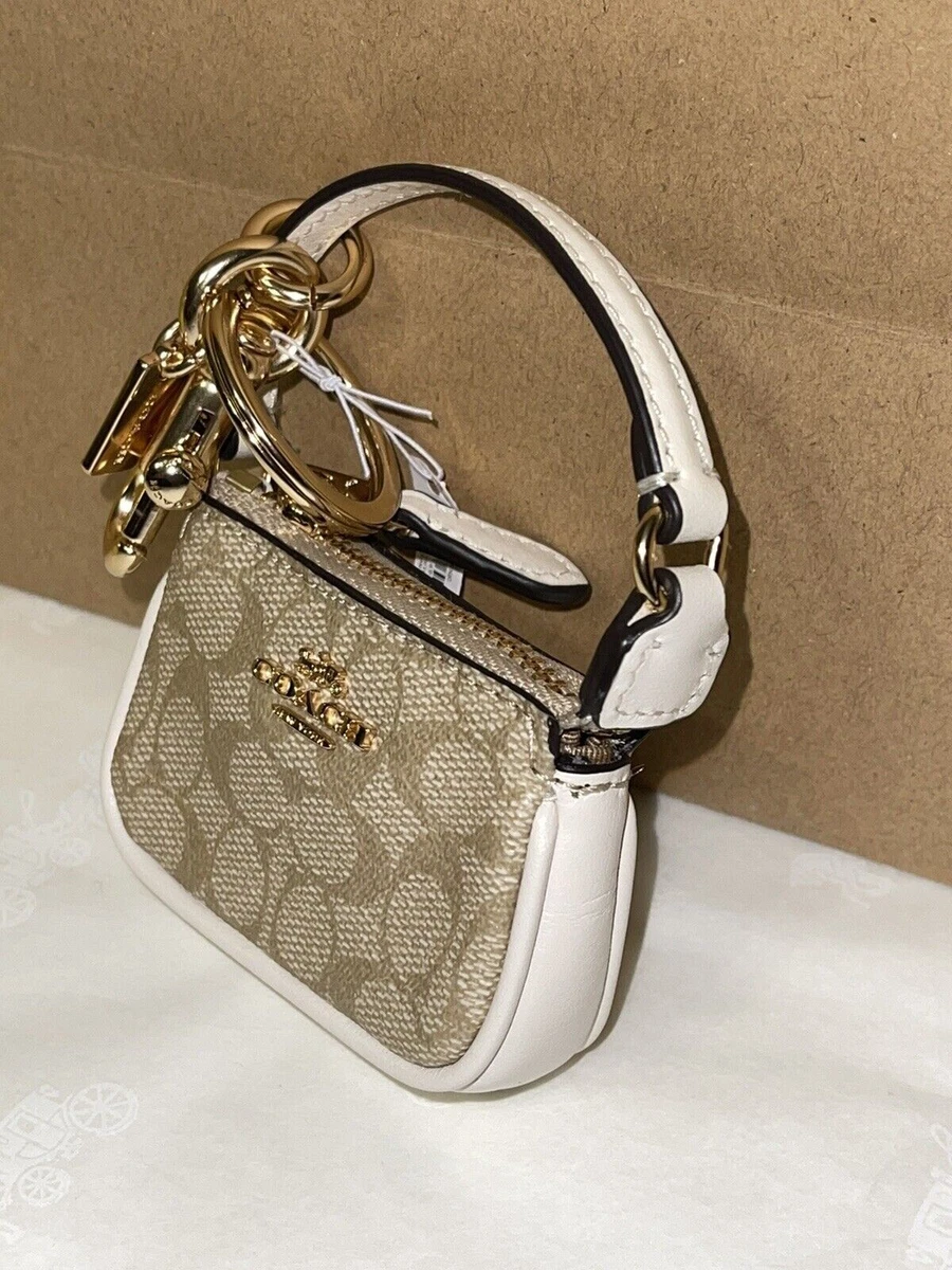 coach mini purse with chain