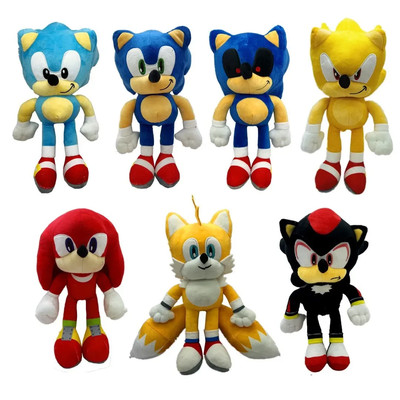 Sonic the Hedgehog Plush Tails Knuckles Shadow 12'' Stuffed