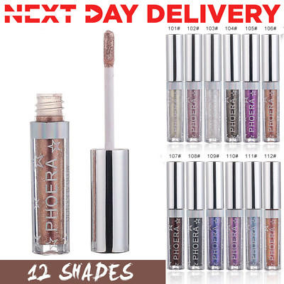 PHOERA Magnificent Metals Glitter & Glow Flawless Liquid Eyeshadow SCHATTIERUNG WÄHLBAR