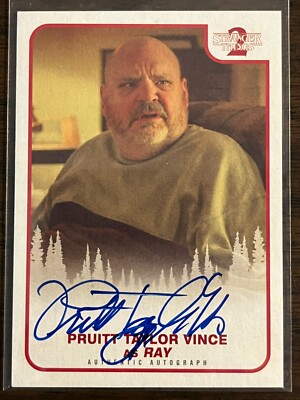 2019 Topps Stranger Things 2 #A-RY Pruitt Taylor Vince Ray AUTO AUTOGRAPH