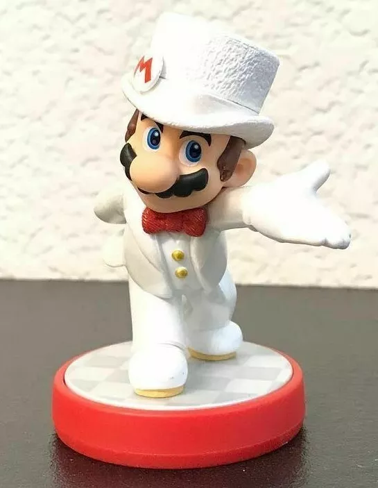 Nintendo Super Mario Odyssey Mario (Wedding Outfit) amiibo - US