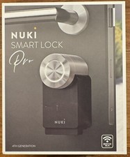 Image of Nuki Smart Lock 4.0 Pro for Euro Profile Cylinder, Smart Door Lock Apple HomeKit