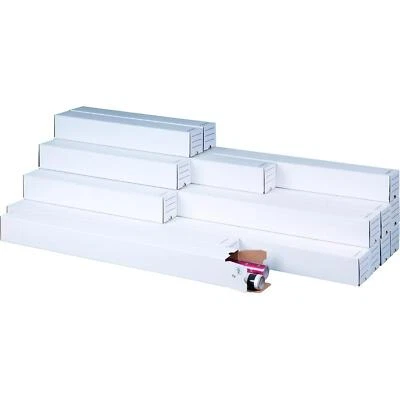 Versandhülsen A0 A1 A2 500-1100 mm PLANBOX Poster Pläne weiss Steckve - Bild 1 von 2