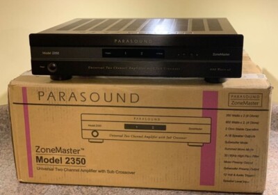 Parasound ZoneMaster 2350 Mint Condition Black