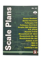 Libro de referencia de planos a escala 1:144 British German Russian AIrcraft nº 50