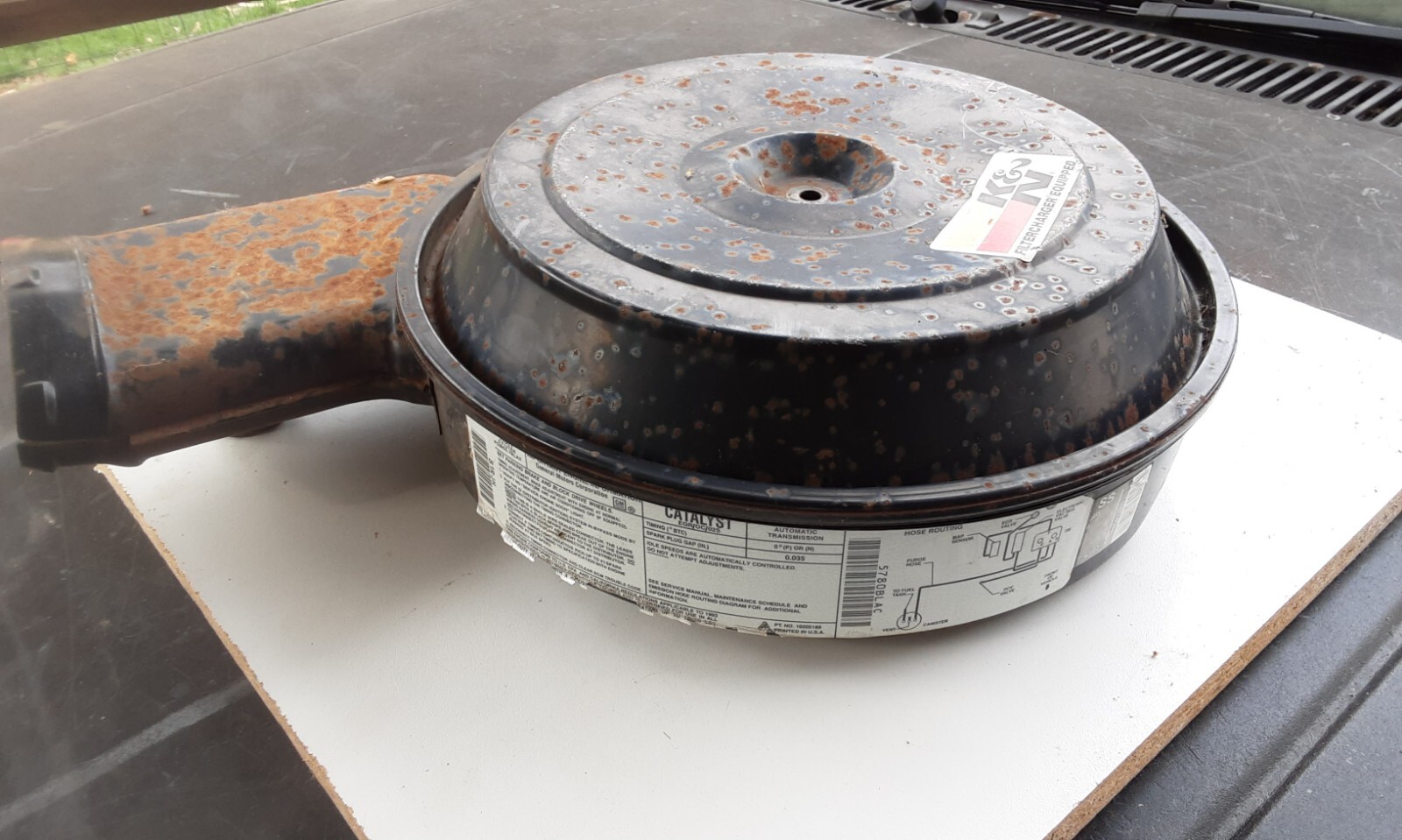 GM Chevy Vandura 5.7 Air Cleaner Assembly 1996 G10 G20 G30 GMC 25097957