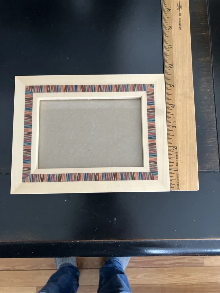 Furio 5 x 7 Solid Wood Frame Marquetry Studio Wood Collection  - Image 4 of 4