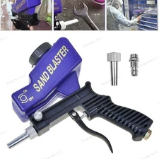 Hand Held Portable Media Spot Sand Blaster Gun Air Gravity Feed Rust Remover