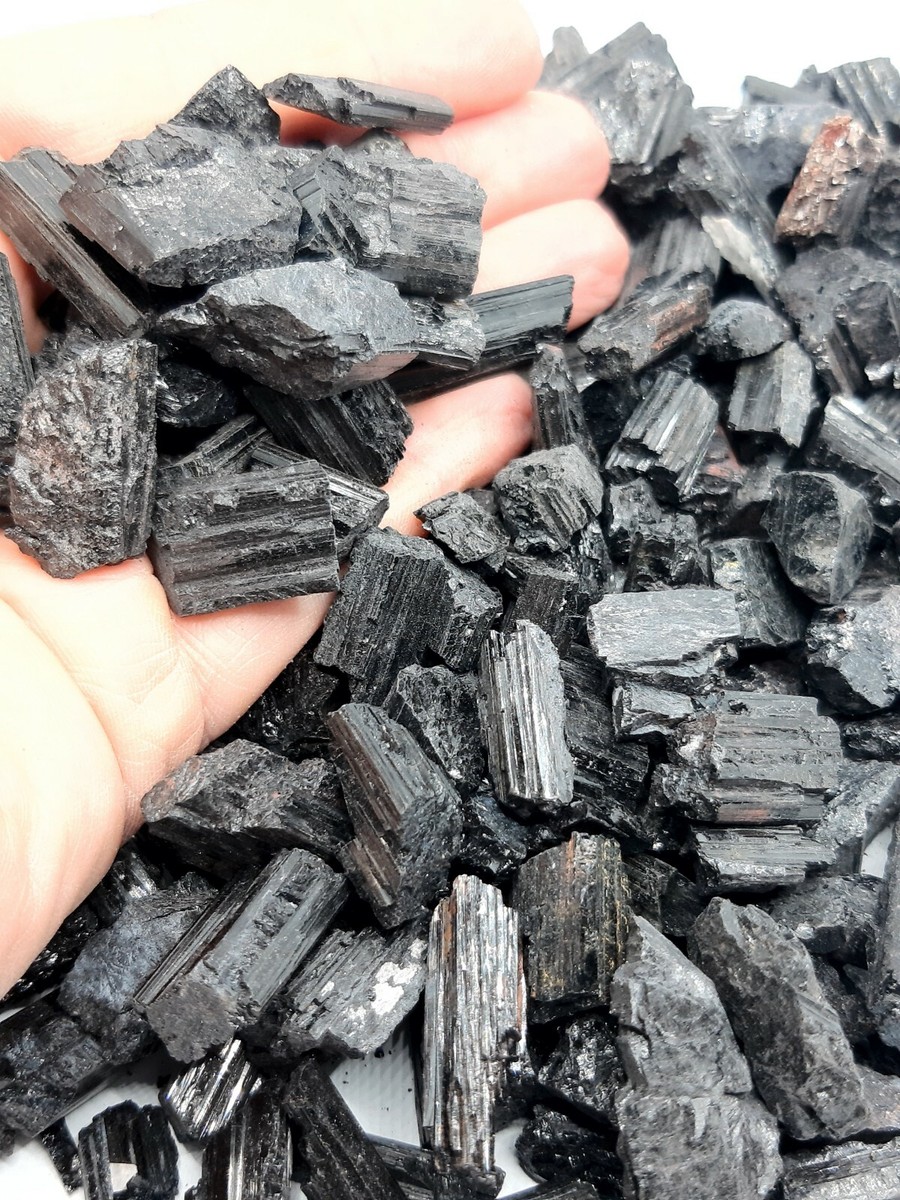 Tormalina Nera Grezza 200g - Pietre Naturali Per Meditazione, Yoga E Decorazione - Foto 10