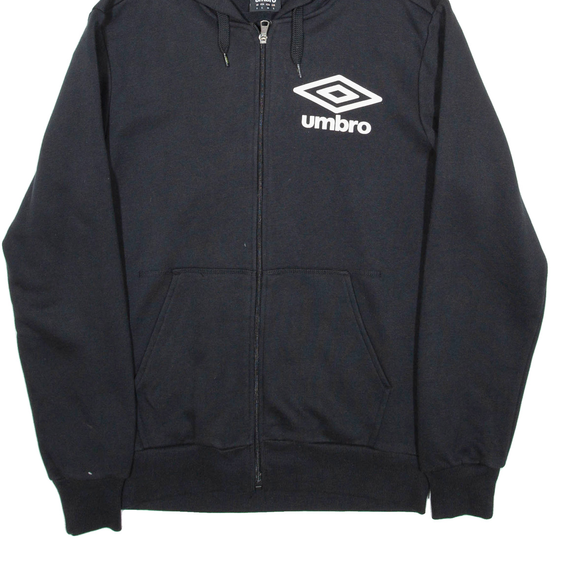 UMBRO Mens Black Hoodie Full Zip S | eBay