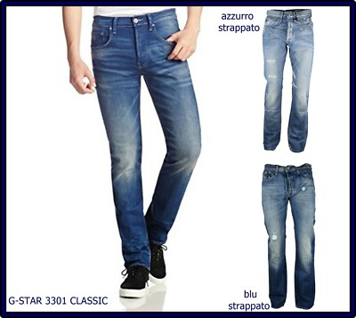 G-Star Herren Jeans W34 W32 W33 Hose Regular Fit Weites Bein Gerad High Waist