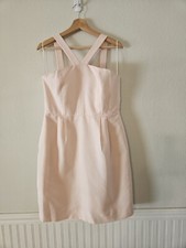 J. Crew 14 Lexie Faille Dress In Shell Pink