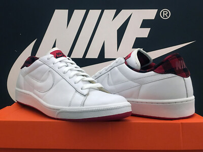 DS 2007 NIKE TENNIS CLASSIC UK10 EU45 FLANNEL McENROE OG WIMBLEDON DUNK VTG RARE