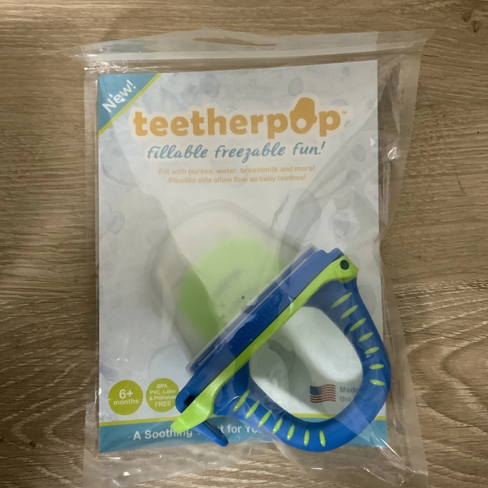 📀 Teetherpop , Fillable Freezable Fun! Fills With Purées , Water Etc. NEW
Opens in a new window or 