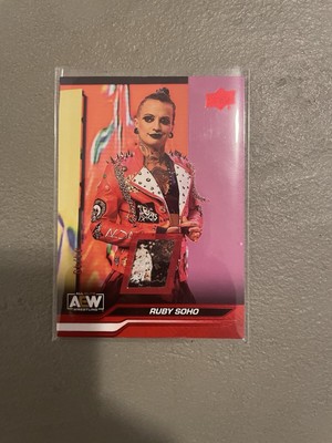 2024 Upper Deck AEW Ruby Soho Shirt Relic /49 Beautiful Patch Outcasts Saraya