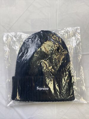 Supreme Overdyed Beanie Black