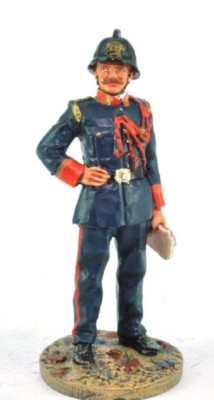 Firefighter Figurine Fireman Madrid Spain 2003 Metal Del Prado 1/32 2.75''