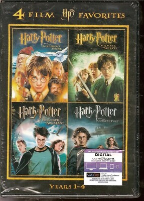 Harry Potter 4 Film Favorites (DVD, 2004, 4-Disc Set) BRAND NEW SEALED