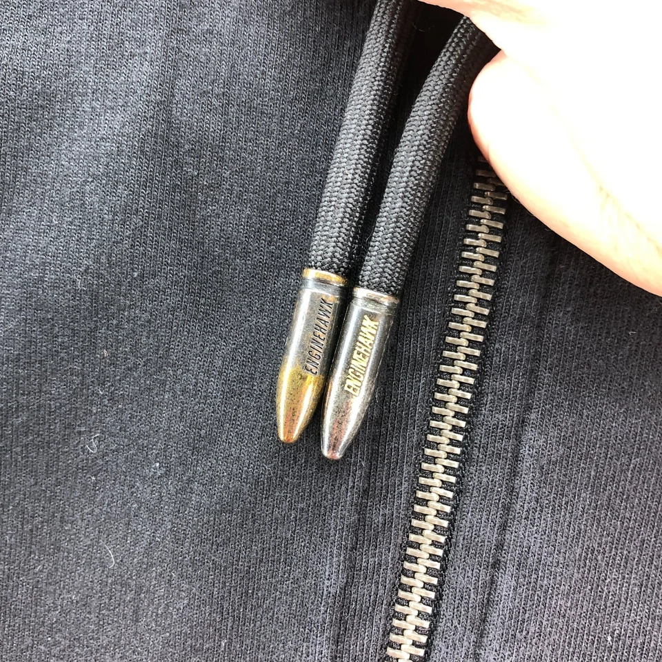 EngineHawk Engine Sudadera con Capucha Ruroc Ciclistas Motocicleta Sudadera Superior Talla S Negra Foto 4 de 4