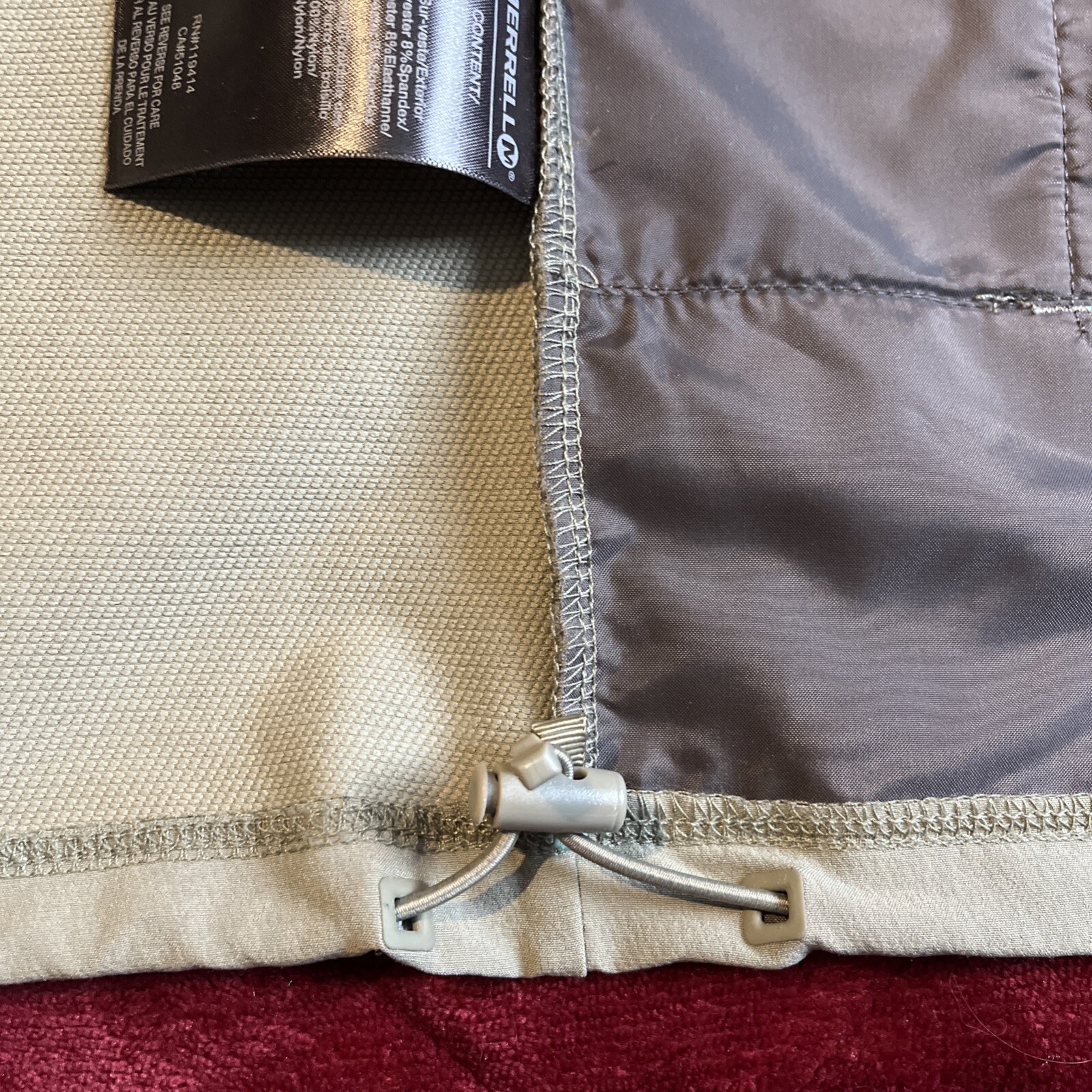 Merrell Full Zip Select Dry Jacket Medium Gray Po… - image 17