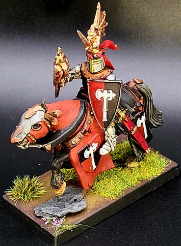 Painted Knight of Realm Kingdom of Bretonnia Old World Collectible miniature - Picture 6 of 6