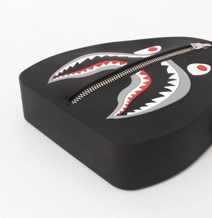 Authentic a bathing ape bape shark silicon shoulder bag Authentic a bathing ape bape shark silicon shoulder bag