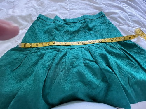 NUEVA CON ETIQUETAS FALDA J CREW COLCHÓN CINTURA CAÍDA EN BJA JADE BRILLANTE TALLA 4 - Imagen 5 de 12