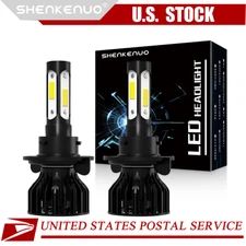 H13 9008 LED Headlight bulbs Hi/Lo Beam 100W 6500K For Ford F-150 F-250 F-350
