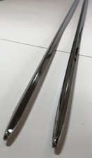 Pair 2 Stainless Trim Door Molding Strip For 1949-1950 Chevrolet Car 2 Door