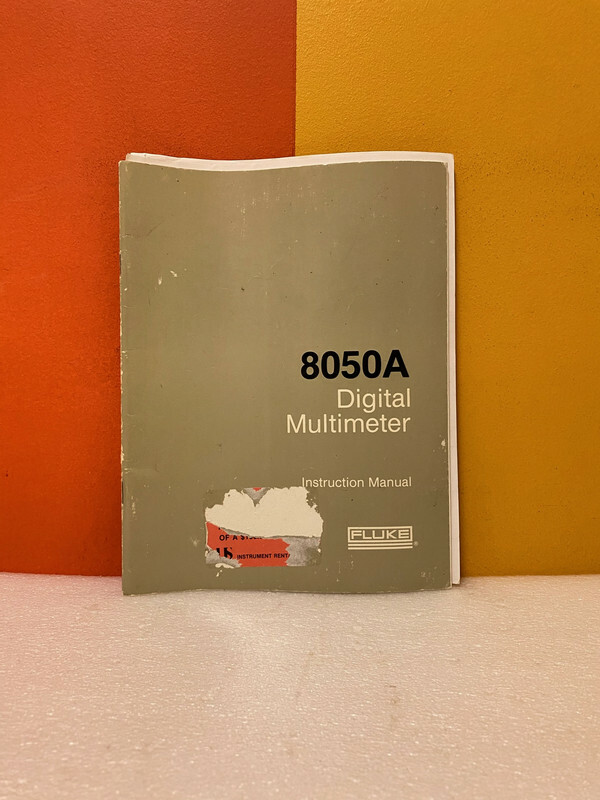 Fluke 530907 8050A Digital Multimeter User Guide for Easy Operation