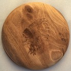 Disc Golf Mini Handmade Hand Turned Walnut PDGA Legal Real Mini Shape Indian