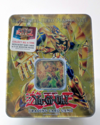 Yugioh- Elemental Hero Plasma Vice Tin Factory Sealed | eBay UK