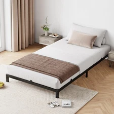 Twin/Full/Queen Size Metal Platform Bed Frame Non-Slip Design 6/8/10/14" Height