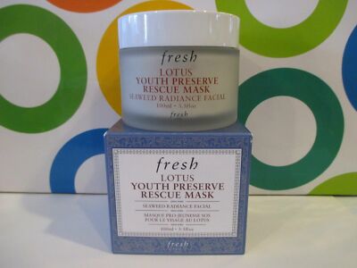 FRESH ~ LOTUS YOUTH PRESERVE RESCUE MASK ~ 3.3 OZ BOXED