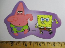 Spongebob Squarepants Patrick Sticker NOS Cartoons Nickelodeon 2002