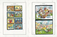 Tanzania Stamp Collection On 16 Pages 1988-1990 Disney Mint Sets Jfz