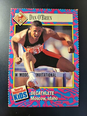 1991 sports Illustrated For Kids Dan O'Brien RC card #171