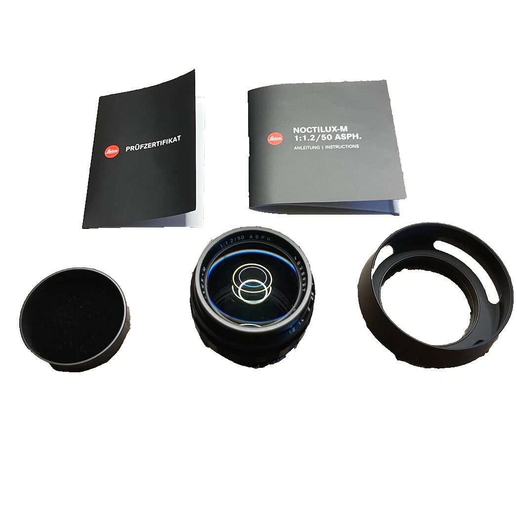 Leica Manual Focus f/1.2 Camera Lenses